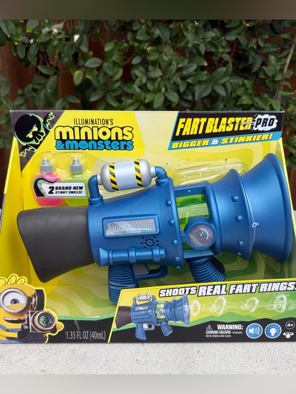 Minions Fart Blaster Pro Toy - Blue